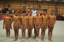 de g. à dr. Agathe, Illona, Shona, Zoé, Apolline, Camellia, Louane