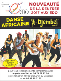 Nouveauté aux EDO le Djembel