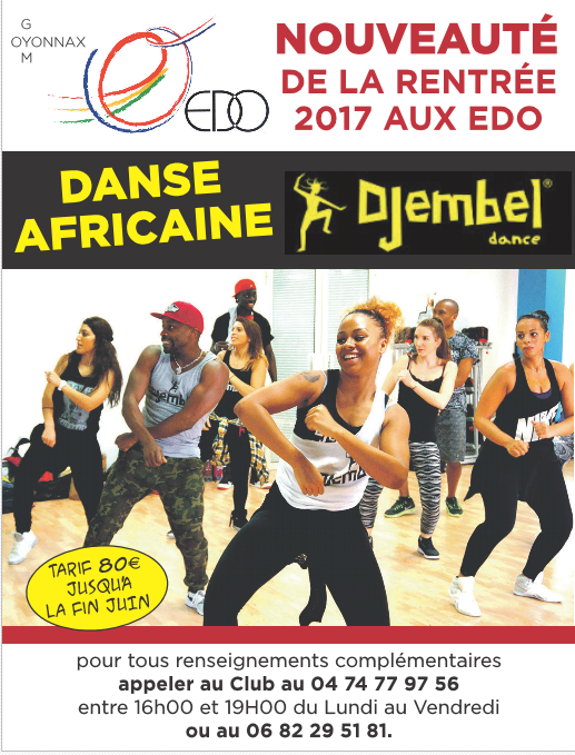 Nouveauté aux EDO le Djembel