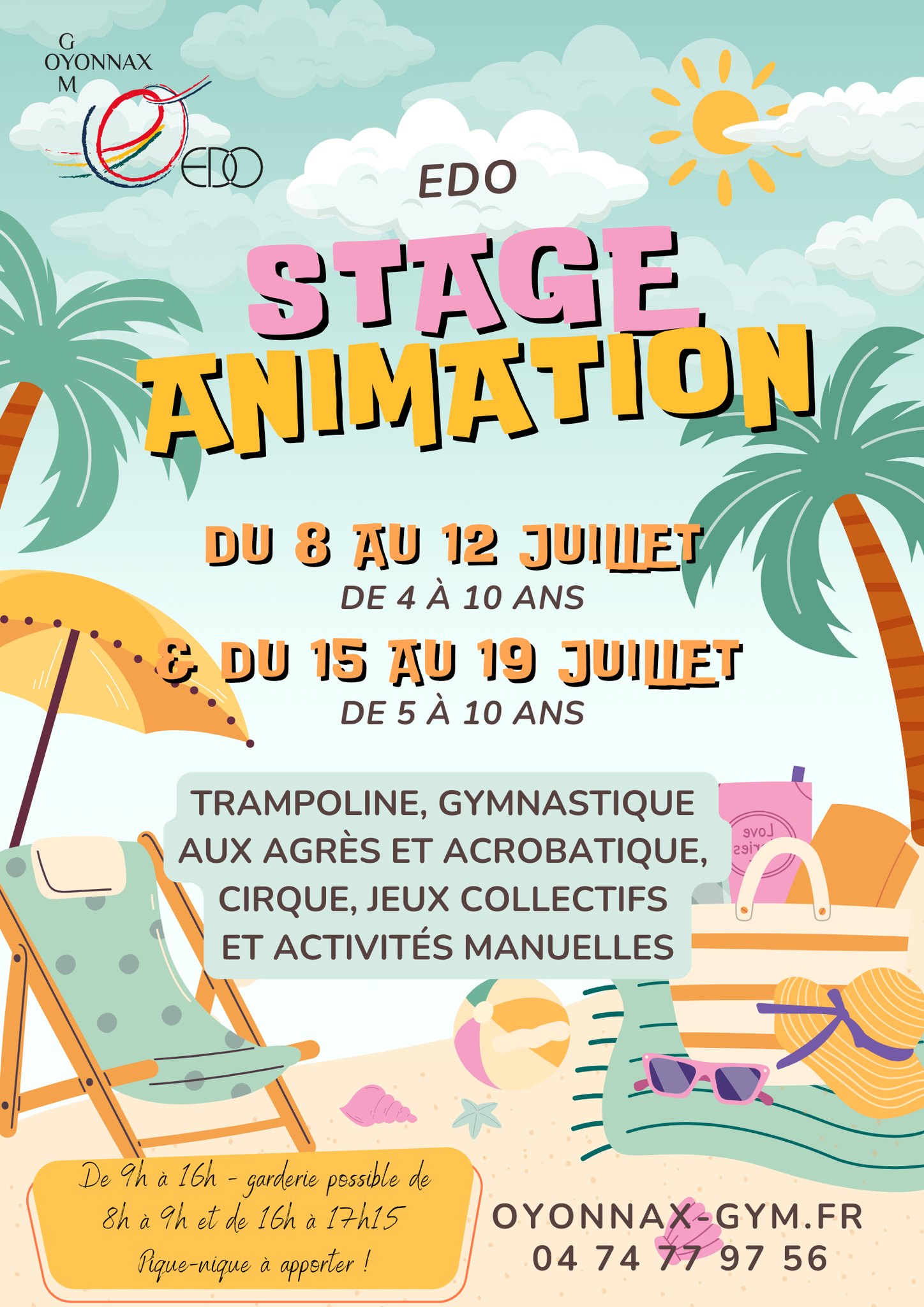 VACANCES SPORTIVES - stage animation