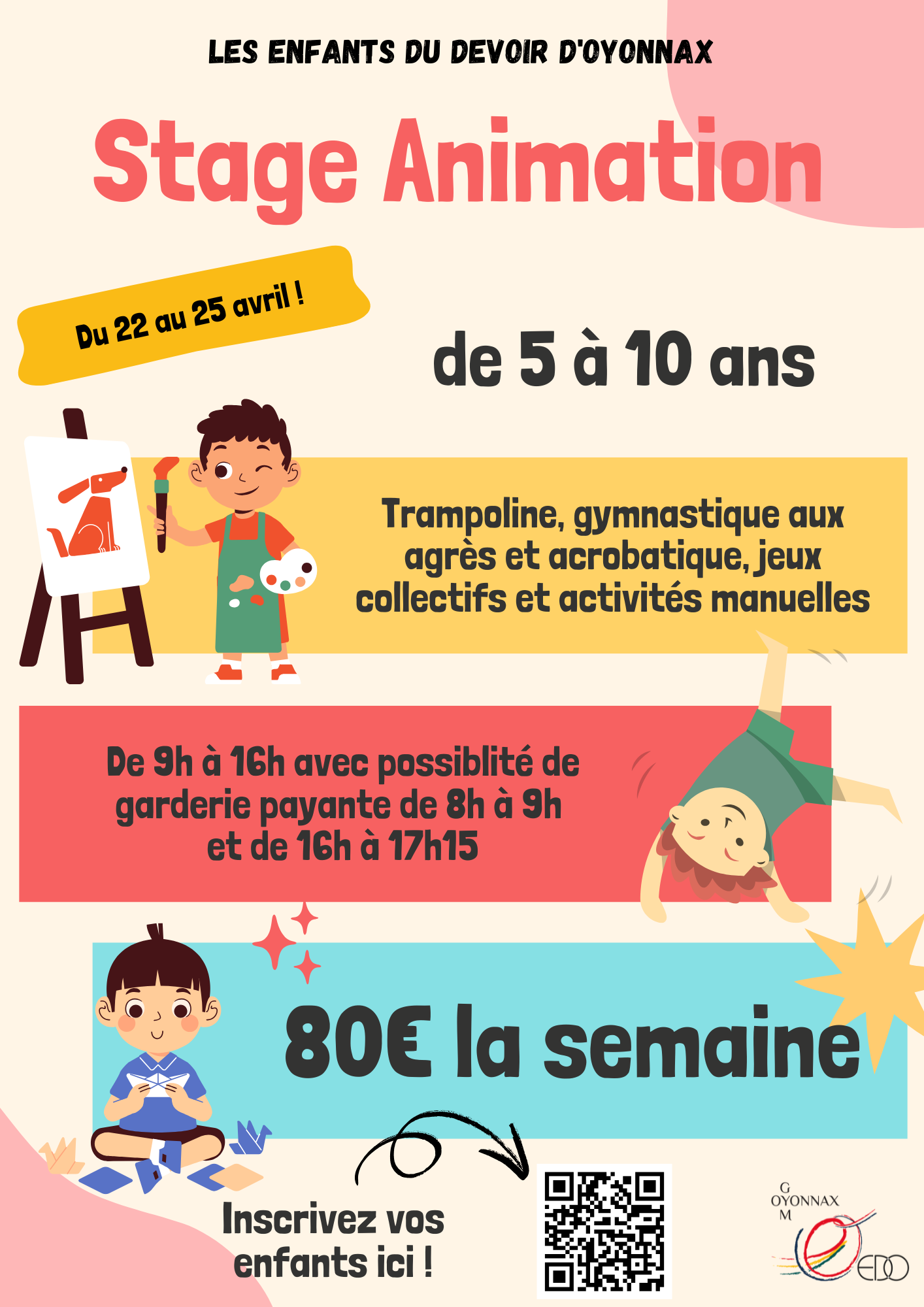 VACANCES SPORTIVES - stages animations